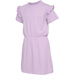 hummel hmlJUMPY kurzarm Kleid Mädchen 3308 - orchid bloom 128