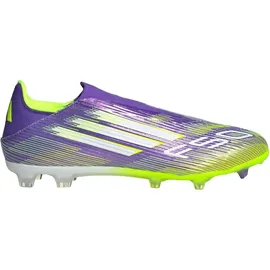 adidas F50 League Laceless FG/MG Purple Rush / Cloud White / Lucid Lemon 43 1/3