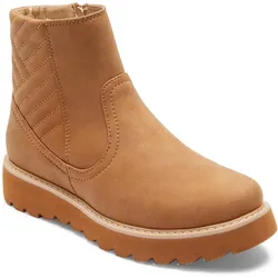 Winterboots ROXY "Jovie Fur", Gr. 8,5(39), braun (tan), Obermaterial: 98% synthetisches PU, 2% Metallnieten / Futter: 100% Textil [Chemiefaser] / Außensohle: 100% EVA, Schuhe