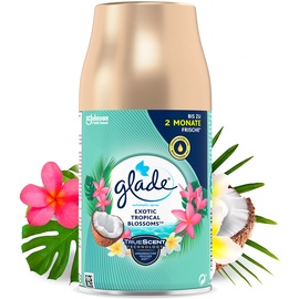 Glade (Brise) Automatic Spray Nachfüller für Lufterfrischer Gerät, Exotic Tropical Blossom, 4x269 ml