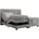 Boxspringbett 160 200 H3 Hellgrau