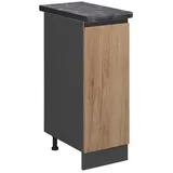 Vicco Apothekerschrank R-Line, 30 cm , AP Anthrazit Goldkraft Eiche/Anthrazit - Gold
