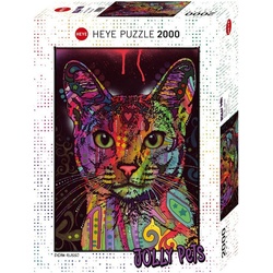 HEYE Puzzle Abyssinian, 2000 Puzzleteile, Made in Europe bunt