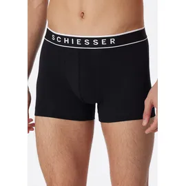 SCHIESSER Herren 3 PACK Boxershorts Bio Baumwolle Multipack - Gr.: 8