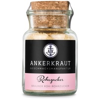 Ankerkraut Roh-Rohrzucker, unraffinierter brauner Rohrzucker, 110g im Korkenglas