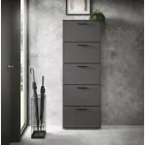 HBZ Sam Schuhkipper 59 x 169 x 17 cm anthrazit / anthrazit matt