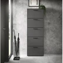 HBZ Sam Schuhkipper 59 x 169 x 17 cm anthrazit / anthrazit matt
