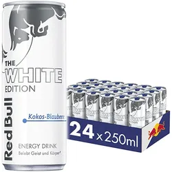 Red Bull Energy Drink White Edition Kokos-Blaubeere 24x 250ml Einweg