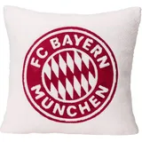 FC Bayern München Dekokissen 2023 Weiß Unisex 45 x 45 cm