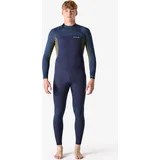 Neoprenanzug Surfen 500 3/2 mm Herren blau/khaki blau|grün L
