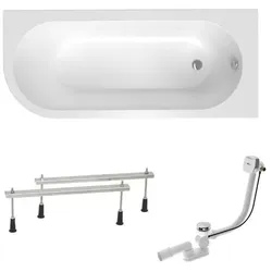 Laguna Rajka Asymmetrische Badewanne SIKOVRAJ170PAPN