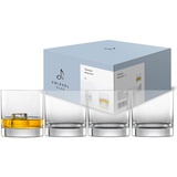 Schott Zwiesel Zwiesel Glas Whiskyglas Tavoro 0,4 L (4-er Set), moderner Tumbler für Whisky, spülmaschinenfeste Tritan-Kristallgläser, Made in Germany (Art.-Nr. 122420)