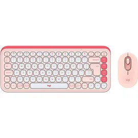 Logitech POP Icon Combo US Rose und Off-White
