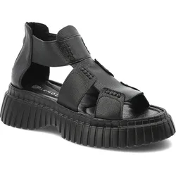 Schwarze Sandalen Armodo Plateauschuhe, 40