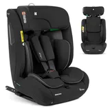 KikkaBoo i-Size i-"FLIT, Kindersitz 9-36 kg ISOFIX, Autokindersitz 76-150 cm, Gruppe 1/2/3, 15 Monate bis 12 Jahre, SPS Seitenschutz, Top Tether, Verstellbare Kopfstütze, Schwarz