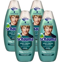 4x Schauma Mint Fresh Shampoo 400ml