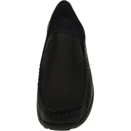 WALDLÄUFER Komfort Slipper Herko Herren, 353637343432 Schwarz 42 EU - Schwarz