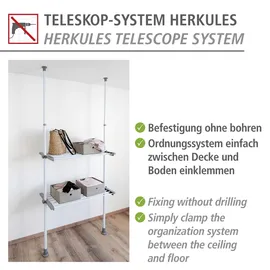 Wenko Regalboden Herkules 73-120 x 4 x 42,5 cm