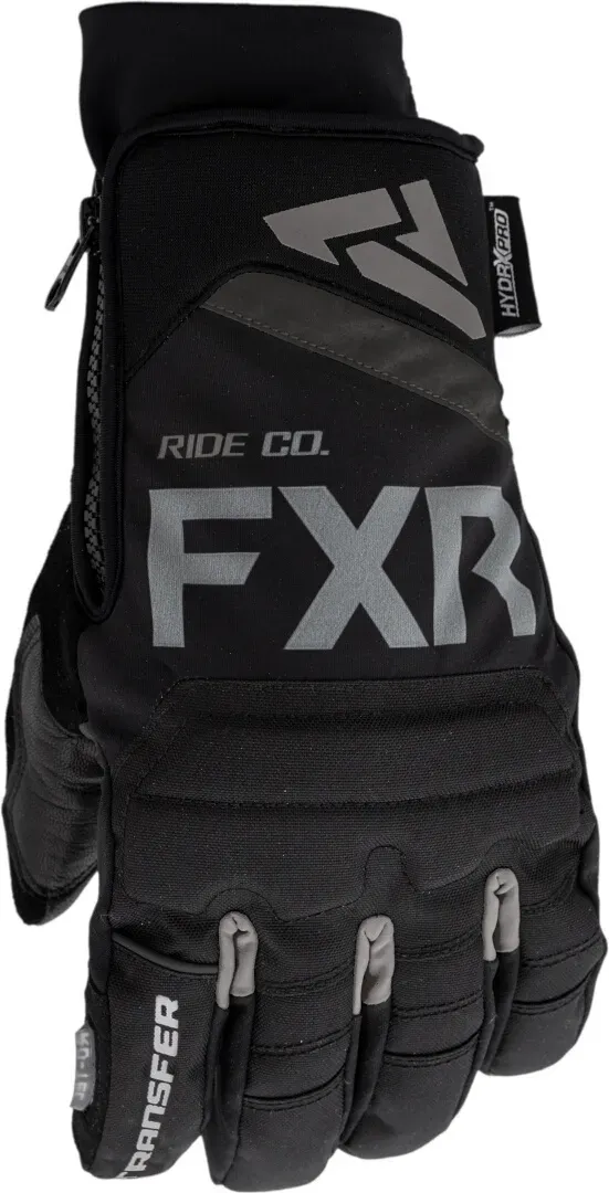 FXR Transfer Short Cuff Sneeuwscooter Handschoenen, zwart, M Voorman