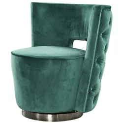 KAWOLA Sessel SENSO Stoff Velvet grün