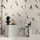 Profhome 398671-GU Fototapete Grafisch Beige Schwarz Blau Gelb 1,59 m x 2,8 m 0,53 m x 8,80 m 4,45 m2 Beige