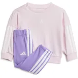 adidas Essentials Sportanzug Pink/Weiß 68