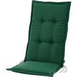 BURI Hochlehnerauflage Hochlehner Gartenstuhlauflagen Sitzkissen Sitzauflage Stuhlauflage, (1 St) grün