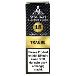Traube 10ml 18mg NicSalt Liquid by Aroma Syndikat