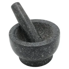 Zeller Mörser Granit mit Stößel Ø 13 x 8 cm anthrazit