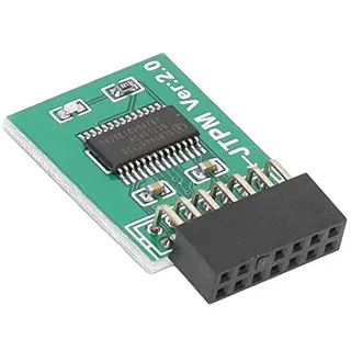 Fafeicy TPM-Board, 14-polig für TPM 2.0-Modul, LPC-Schnittstelle, Starke Verschlüsselung, TPM-Modulplatine für Computer-Motherboards