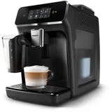 Philips EP2331/10 Serie 2300 LatteGo 4 Kaffeespezialitäten Kaffeevollautomat Klavierlack-Schwarz