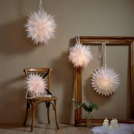 Star Trading Papierstern Dis, weiß, Ø 60cm - Weiß