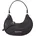 Schultertasche Kunstleder Schwarz