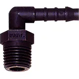 Riegler Winkel-Einschraubstutzen, R 3/8 a., für Schlauch LW 10 mm, PA 6