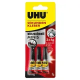 UHU Sekundenkleber Minis flüssig