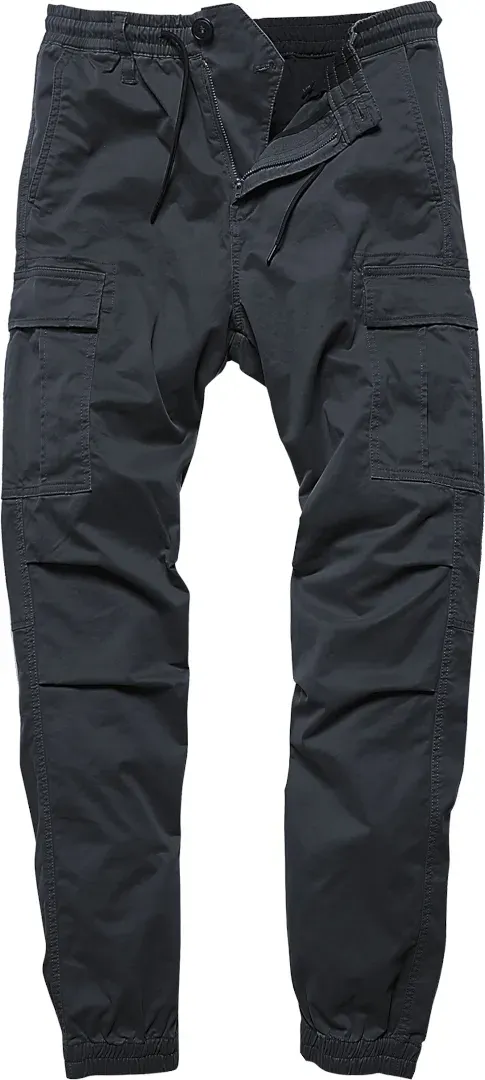 Vintage Industries Vince Cargo Jogger Broek, blauw, 30 Voorman