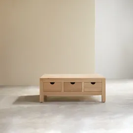 Tikamoon Couchtisch OIiver Beige Eiche 0 x 0 cm