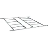 Floraworld Fundament für Gerätehaus mit Pultdach 239 x 279 x 202 cm Silber