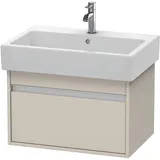 Duravit Waschtischunterschrank 1 Auszug 65 x 41 x 44 cm Taupe Matt