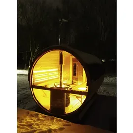 Wolff Finnhaus Saunafass 330 de luxe ohne Ofen