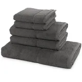 Möve for frottana, Frotteewäsche, Pearl 5 tlg., in graphite | Gr.: onesize