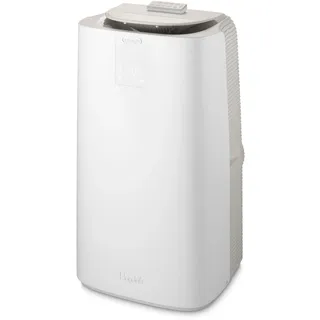 Klimagerät DE'LONGHI "PINGUINO AP98 GentleJet – schonende & schnelle Kühlung", weiß, B:45cm H:75cm T:41cm, Klimageräte, Klimagerät, 37,5m2 Räume, A+,11.500 BTU/h, 2,7 Kw, Luftentfeuchtermodus,24h Timer
