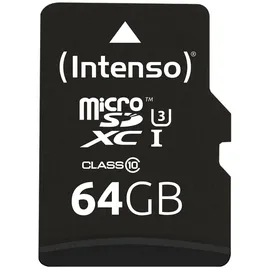 Intenso microSD UHS-I Professional + SD-Adapter 64 GB