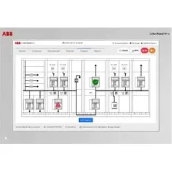 ABB Lite Panel Pro Touch-Panel-PC für den Schaltschranktüreinbau 1SDA123321R1