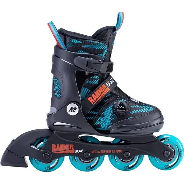 K2 Jungen Inline Skates RAIDER BOA, Design, 32-37