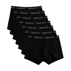 Gant für Herren. 900017003 7er Pack schwarze Boxershorts (S), Heimtextilien, Baumwolle