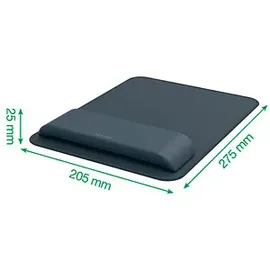 Leitz Mousepad mit Handgelenkauflage dunkelgrau