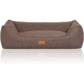Knuffelwuff Hundebett Lotte XXL 120 x 85 cm graubraun