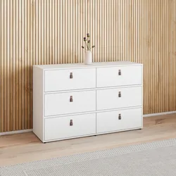 Kommode Mick Weiß MDF