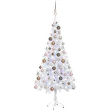 vidaXL Künstlicher Weihnachtsbaum mit LEDs & Kugeln 180 cm 620 Zweige